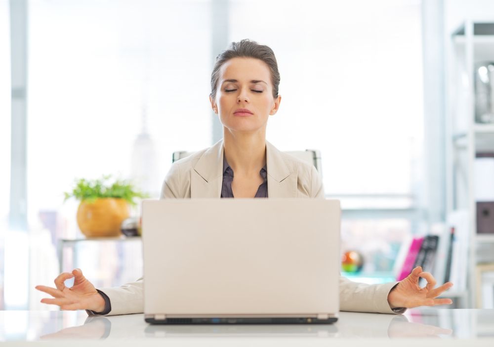 desk meditation